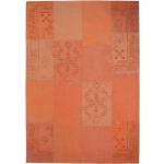 Orange Patchwork Teppiche aus Baumwolle 120x170 