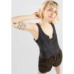 Reduzierte Schwarze Streetwear Kazane Tank-Tops aus Baumwolle für Damen Größe XL für den für den Sommer 