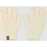Reduzierte Weiße Kazane Damenhandschuhe aus Baumwolle 
