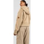 Reduzierte Braune Streetwear Kazane Bio Zip Hoodies & Sweatjacken für Damen Größe XS 
