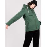 Reduzierte Grüne Streetwear Kazane Kunstlederjacken aus Kunstleder mit Kapuze für Damen Größe XS für den für den Herbst 