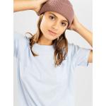 Reduzierte Blaue Bestickte Streetwear Kazane Bio Nachhaltige Shirts mit Tasche mit Knopf für Damen Größe L 
