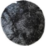 Graue KBT Bettwaren Runde Runde Badteppiche 80 cm aus Polyester 