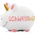 KCG Spardose Schwein Schweinhorn Keramik klein