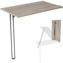 KDR Produktgestaltung Klapptisch »Wandklapptisch Esstisch Küchentisch Schreibtisch Wand Tisch Klappbar«, Sonoma Eiche, braun