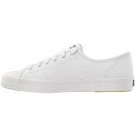 Keds Damen Kickstart Lea Blue Sneaker, Weiß (White), 36 EU