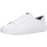 Keds Damen Kickstart Lea Blue Sneaker, Weiß (White)