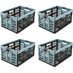 Reduzierte Blaue keeeper Faltboxen aus Kunststoff 4-teilig 