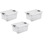 Weiße keeeper Boxen & Aufbewahrungsboxen aus Kunststoff mit Deckel 3-teilig 