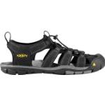 Schwarze Keen Clearwater CNX Outdoor-Sandalen mit Schnürsenkel aus Mesh für Herren Größe 41 für den für den Sommer 