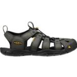 Schwarze Keen Clearwater CNX Outdoor-Sandalen aus Leder für Herren Größe 41 für den für den Sommer 