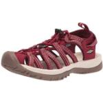 Rote Keen Whisper Outdoor-Sandalen für Damen Größe 38,5 für den für den Sommer 