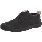Schwarze Business Keen Mosey Derby Schuhe mit Schnürsenkel aus Leder für Herren Größe 44,5 