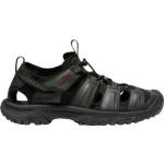 Schwarze Keen Targhee Bio Outdoor Schuhe aus Leder für Herren Größe 46 