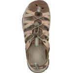 Braune Keen Whisper Outdoor-Sandalen wasserabweisend für Damen Größe 40 für den für den Sommer 