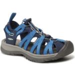 Blaue Keen Whisper Outdoor-Sandalen mit Schnürsenkel leicht für Damen Größe 37,5 für den für den Sommer 