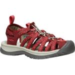 Rote Keen Whisper Outdoor-Sandalen mit Schnürsenkel leicht für Damen Größe 39,5 für den für den Sommer 