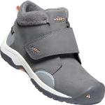 Graue Keen Kootenay High Top Sneaker & Sneaker Boots mit Schnürsenkel aus Veloursleder für Kinder Größe 34 für den für den Winter 