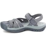 Reduzierte Graue Keen Outdoor-Sandalen mit Riemchen atmungsaktiv für Damen Größe 41 für den für den Sommer 
