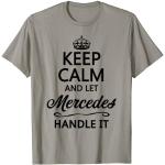 Graue Mercedes Benz Merchandise T-Shirts mit Automotiv für Herren Größe S 