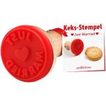 Keks-Stempel "Just Married"