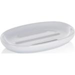 Weiße Moderne Kela Ovale Seifenschalen & Seifenablagen aus Keramik 
