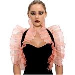 Rosa Punker-Kostüme aus Mesh für Damen Einheitsgröße 