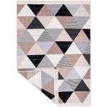 Braune Boho Kelim Teppiche aus Baumwolle 160x230 Breite 0-50cm, Höhe 100-150cm 