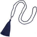 Marineblaue Rosenkränze & Gebetsketten aus Kristall handgemacht für Damen für Partys 