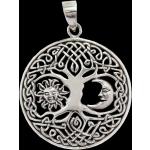 Silberne Keltische Anhänger aus Silber für Damen 