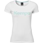 Weiße Kempa Kinder T-Shirts aus Baumwolle für Mädchen Größe 116 