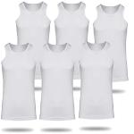 Weiße Unifarbene Langärmelige Shaping Tops & Miederhemden aus Baumwolle für Herren Größe XL Große Größen 2-teilig für den für den Sommer 