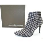 Taupefarbene Kennel & Schmenger High Heel Stiefeletten & High Heel Boots aus Leder für Damen Größe 39,5 