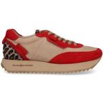 Rote Kennel & Schmenger Low Sneaker aus Veloursleder für Damen Größe 41 