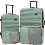 kensie Hillsboro Damen 4-teiliges Gepäck- und Reisetaschen-Set, Grüner Granit, Hillsboro 4-teiliges Gepäck- und Reisetaschen-Set