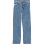Reduzierte Blaue KENZO Straight Leg Jeans mit Reißverschluss aus Denim für Herren Weite 34, Länge 32 