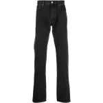Schwarze Bestickte KENZO Slim Fit Jeans Faded für Herren Weite 30 