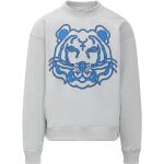 Reduzierte Graue KENZO Tiger Herrensweatshirts aus Baumwolle maschinenwaschbar Größe S 
