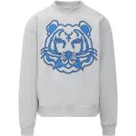 Reduzierte Graue KENZO Tiger Herrensweatshirts aus Baumwolle maschinenwaschbar Größe XS 