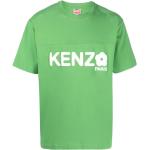 Reduzierte Grüne KENZO T-Shirts aus Baumwolle für Herren Größe S 