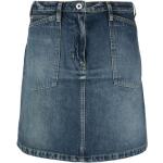 Reduzierte Indigofarbene KENZO Mini Jeansröcke aus Baumwolle für Damen 