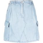 Reduzierte Blaue KENZO Jeansröcke mit Knopf aus Denim für Damen Größe M 