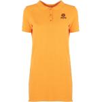 Orange Bestickte KENZO Logo Spitzenkleider aus Baumwolle für Damen Größe XL 