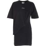 Reduzierte Schwarze KENZO Logo Shirtkleider aus Baumwolle für Damen Größe L 