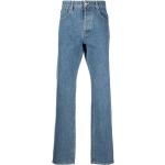 Blaue Bestickte KENZO Jeans mit Stickerei mit Reißverschluss für Herren Weite 30, Länge 36 