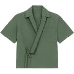 Grüne Kurzärmelige KENZO Hawaiihemden aus Baumwolle für Damen Größe L für den für den Herbst 