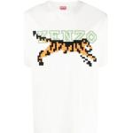 Reduzierte Beige KENZO T-Shirts für Herren Größe S 