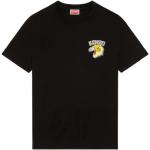 Reduzierte Schwarze Kurzärmelige KENZO Tiger T-Shirts für Damen Größe XS 