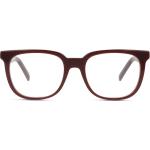 Reduzierte Dunkelrote KENZO Rechteckige Kunststoffbrillengestelle für Damen 