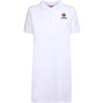 Reduzierte Weiße Bestickte Kurzärmelige KENZO Bestickte Kleider aus Baumwolle für Damen Größe S 